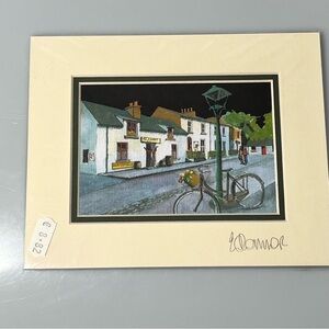 Eoin O Connor Bunratty Folk Park Co Clare Ireland Signed Art Print Matted small